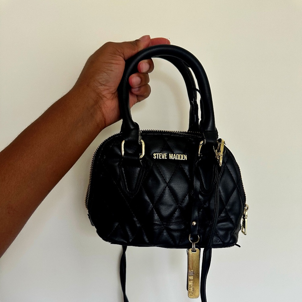 Black Mini Steve Madden Bag